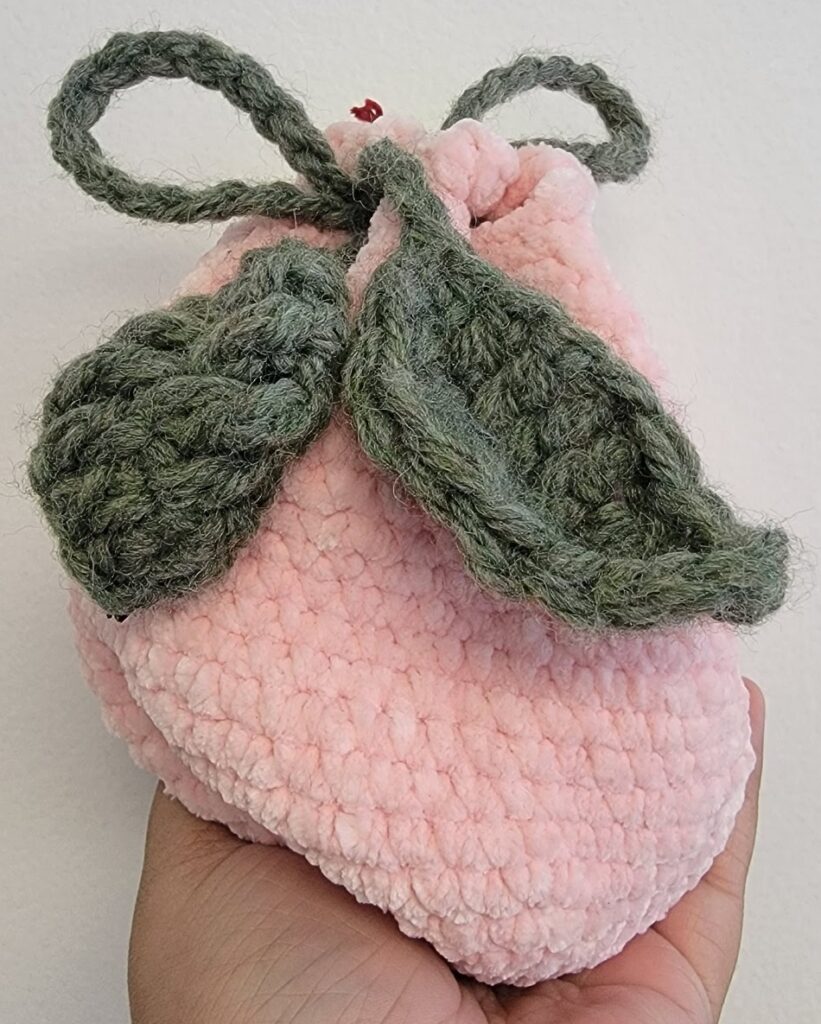 crochet fruit bag, free crochet patter